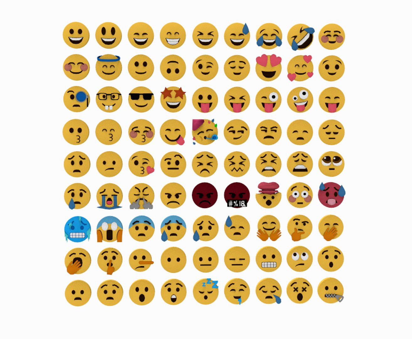 81 Emojis Megapack Collection