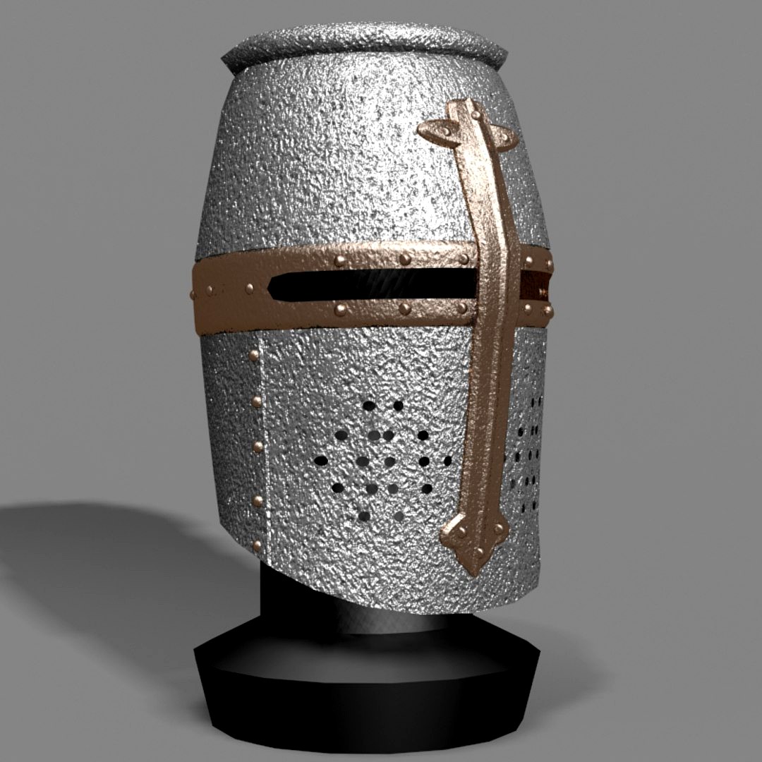templar knight helmet
