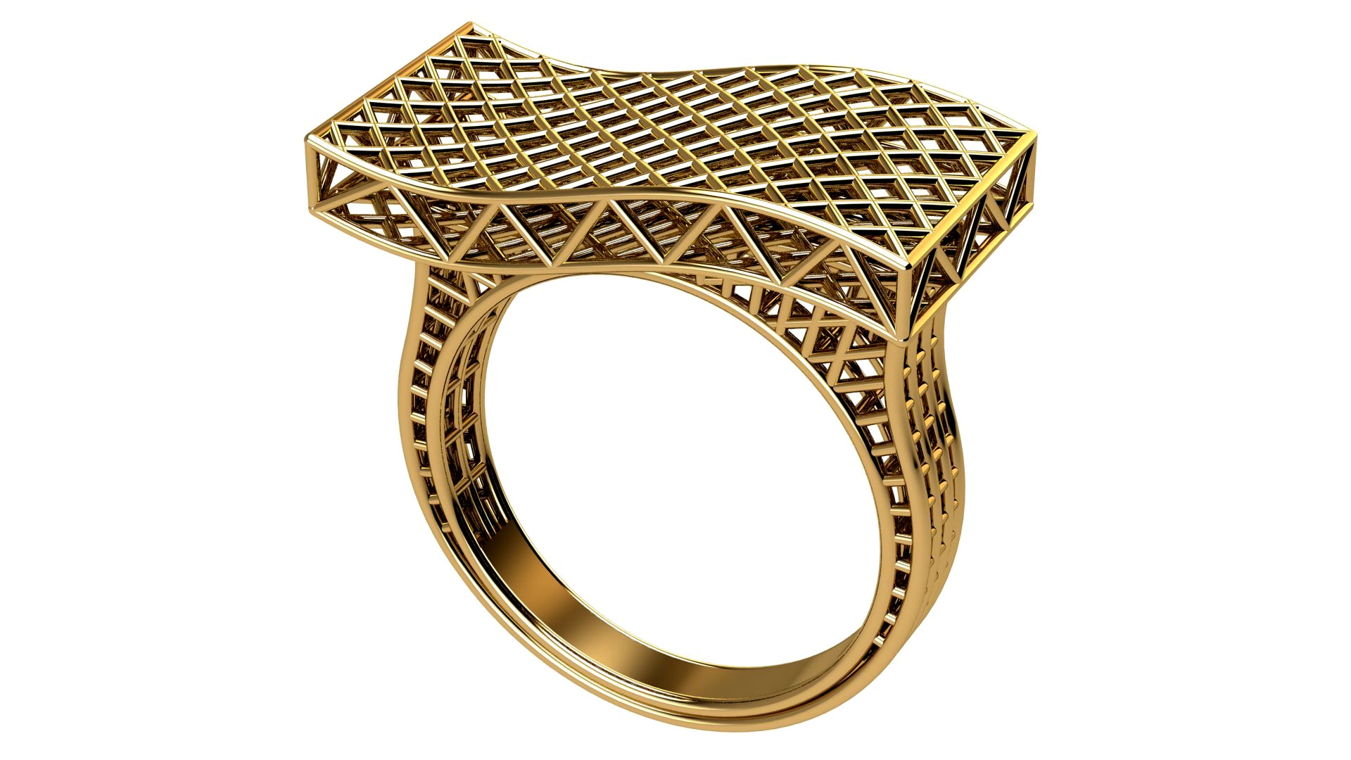 Wired Wave Ring