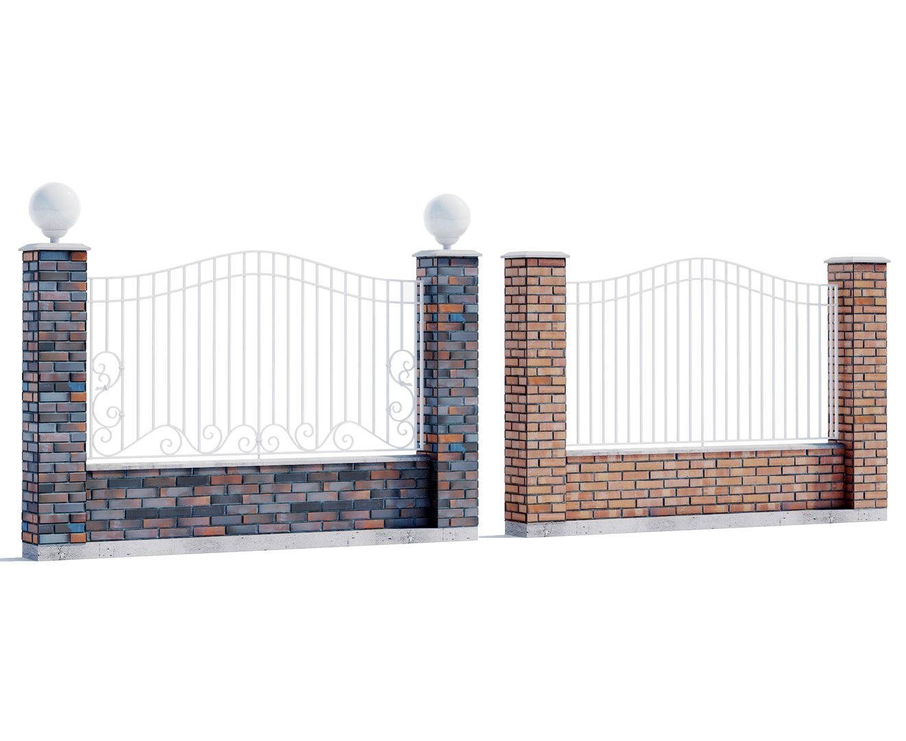 Fence brick