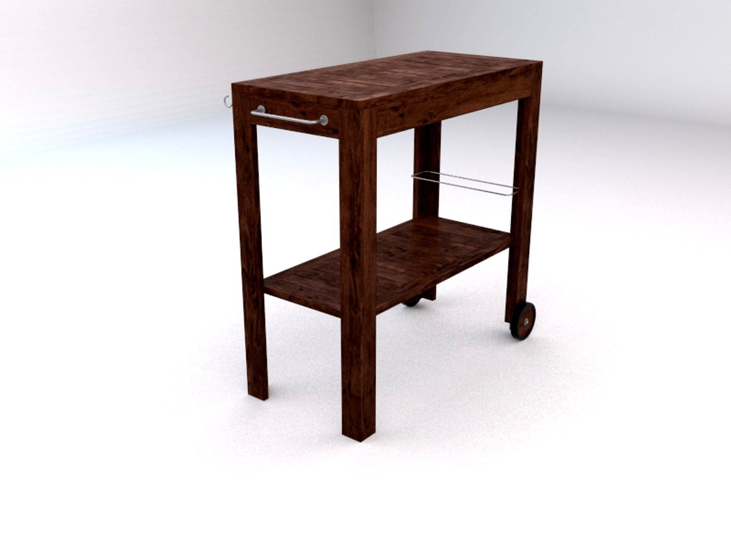 ikea applaro outdoor serving cart 3d model