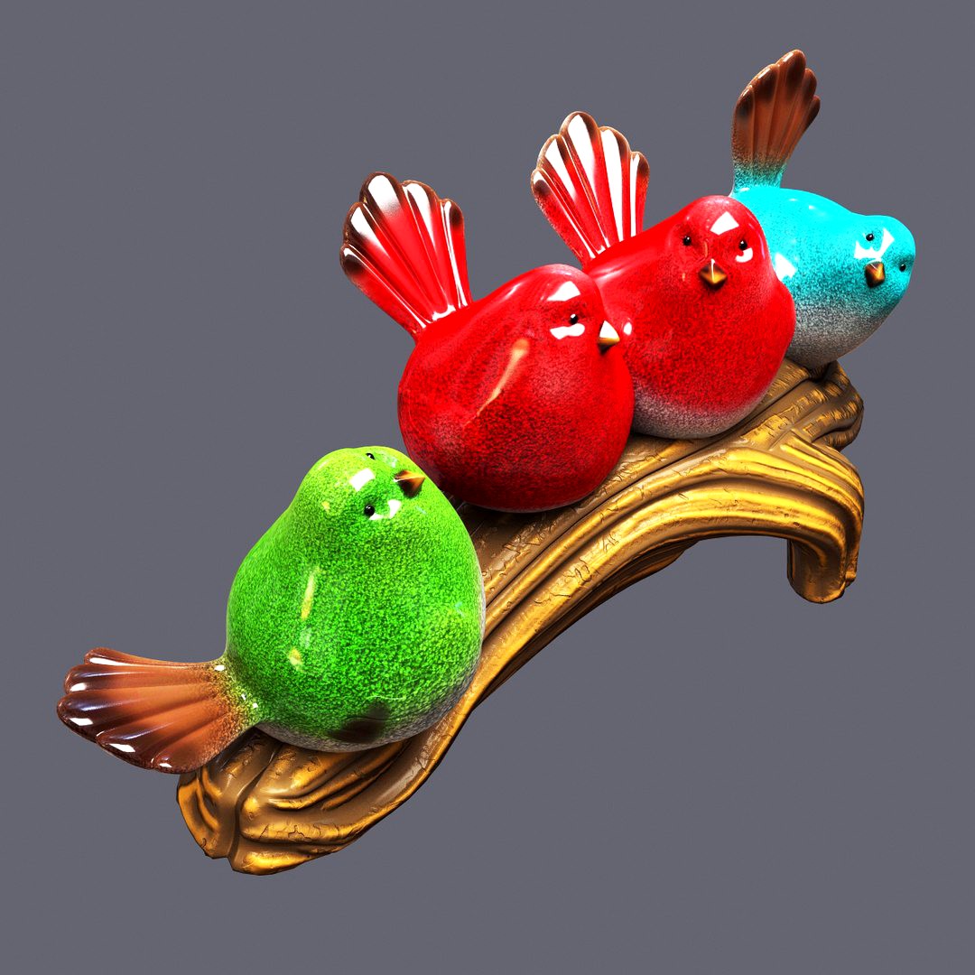 birds statuette