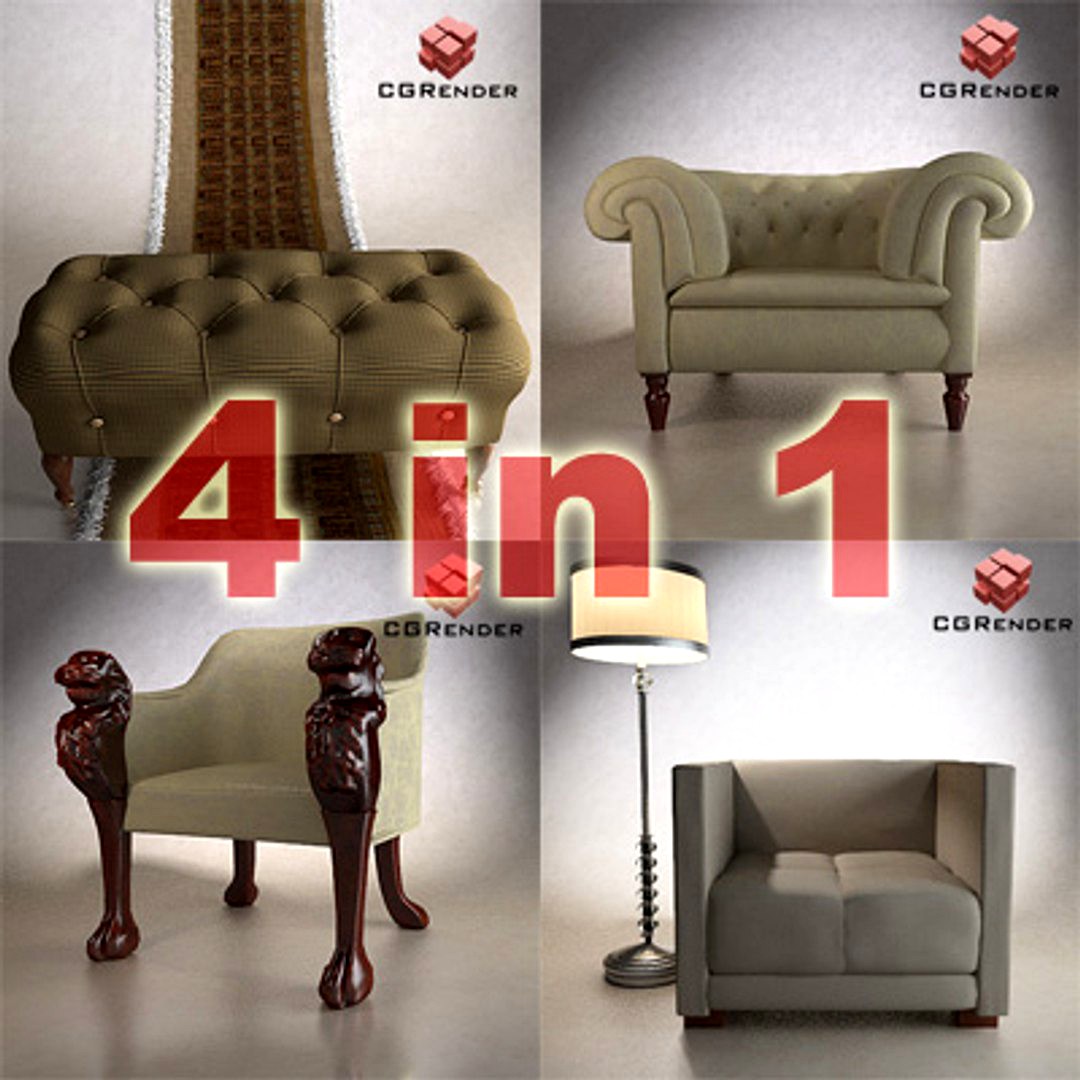 4 armchairs for the price of 3