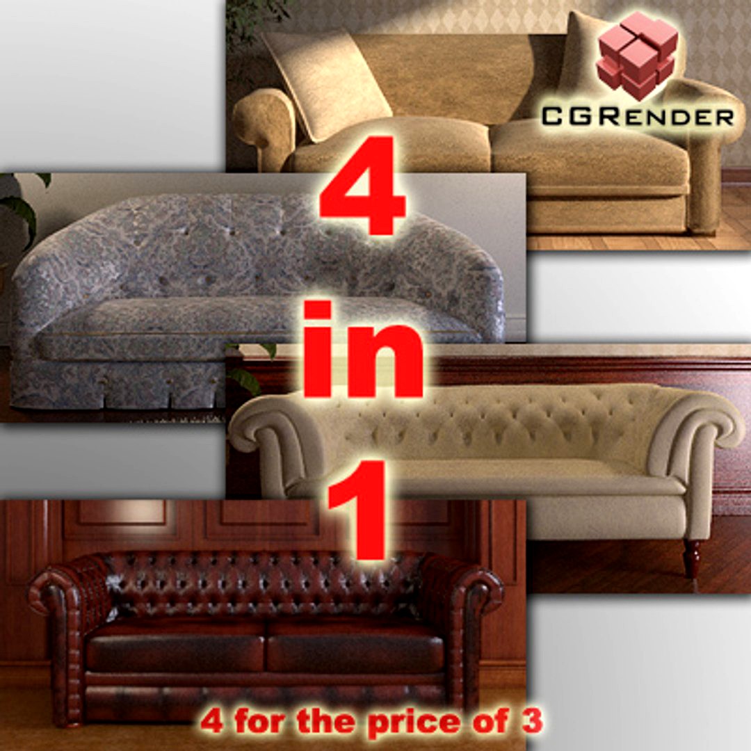 4 sofas for the price of 3