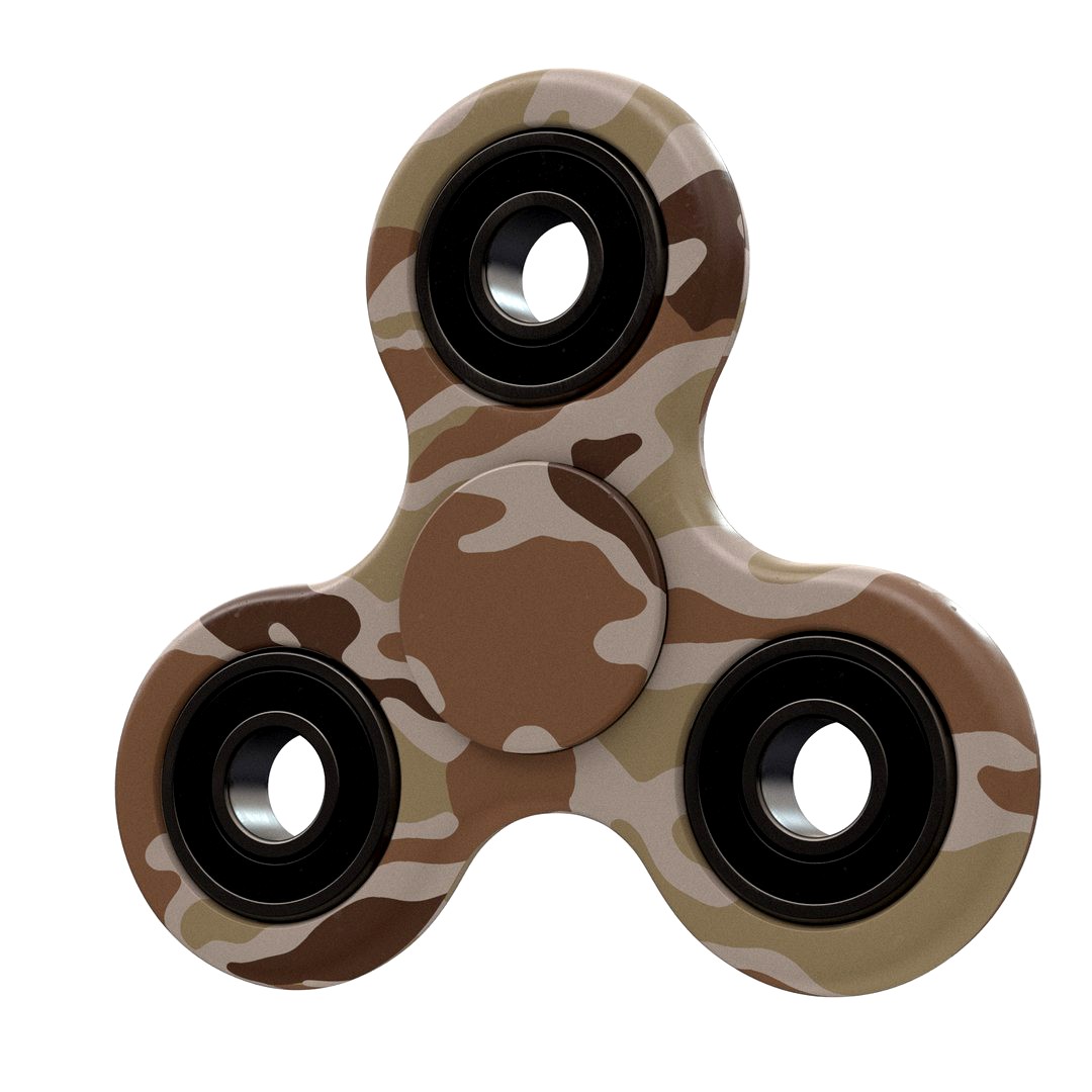 Brown camo spinner
