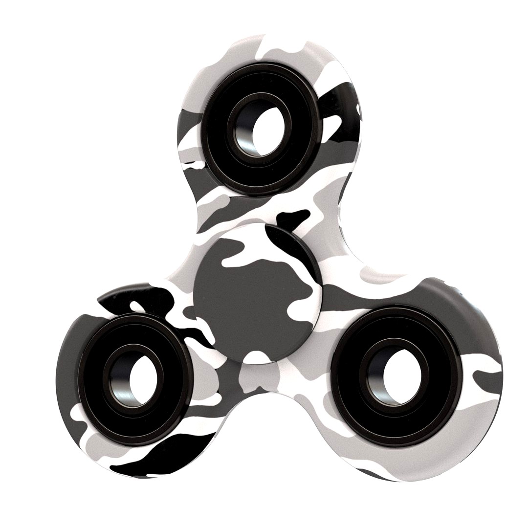 White camo spinner