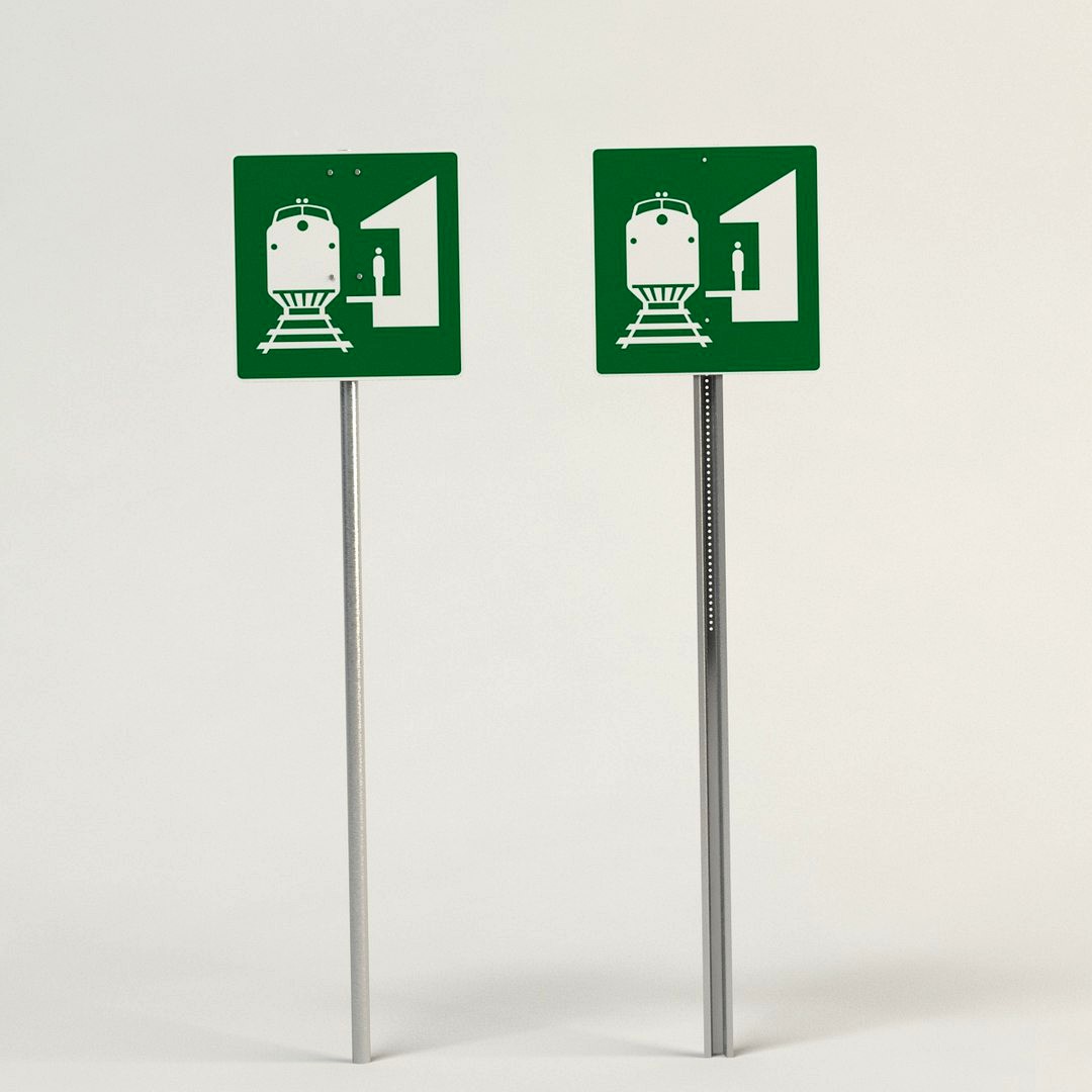 Train Station Sign