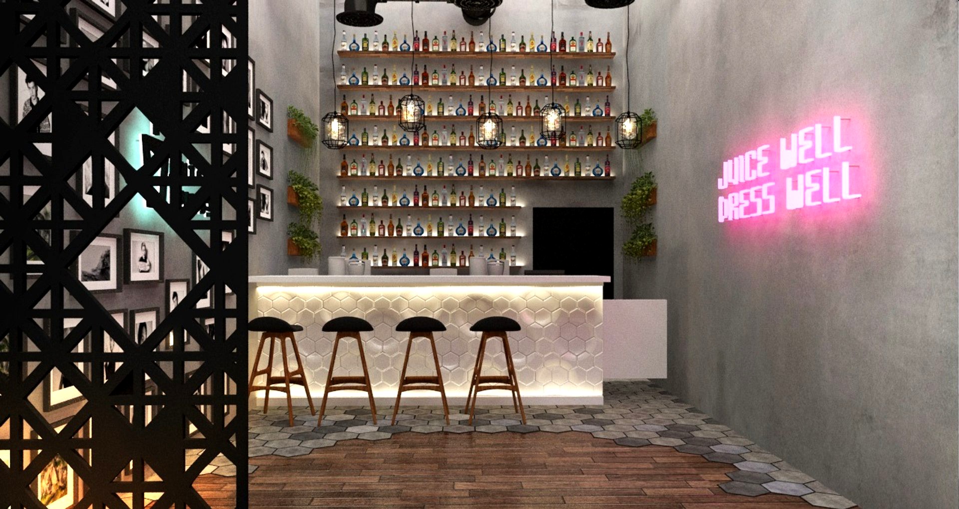 Bar 3D Model