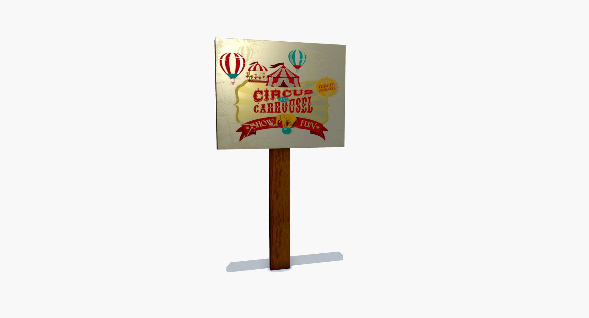 Circus Poster Game Ready