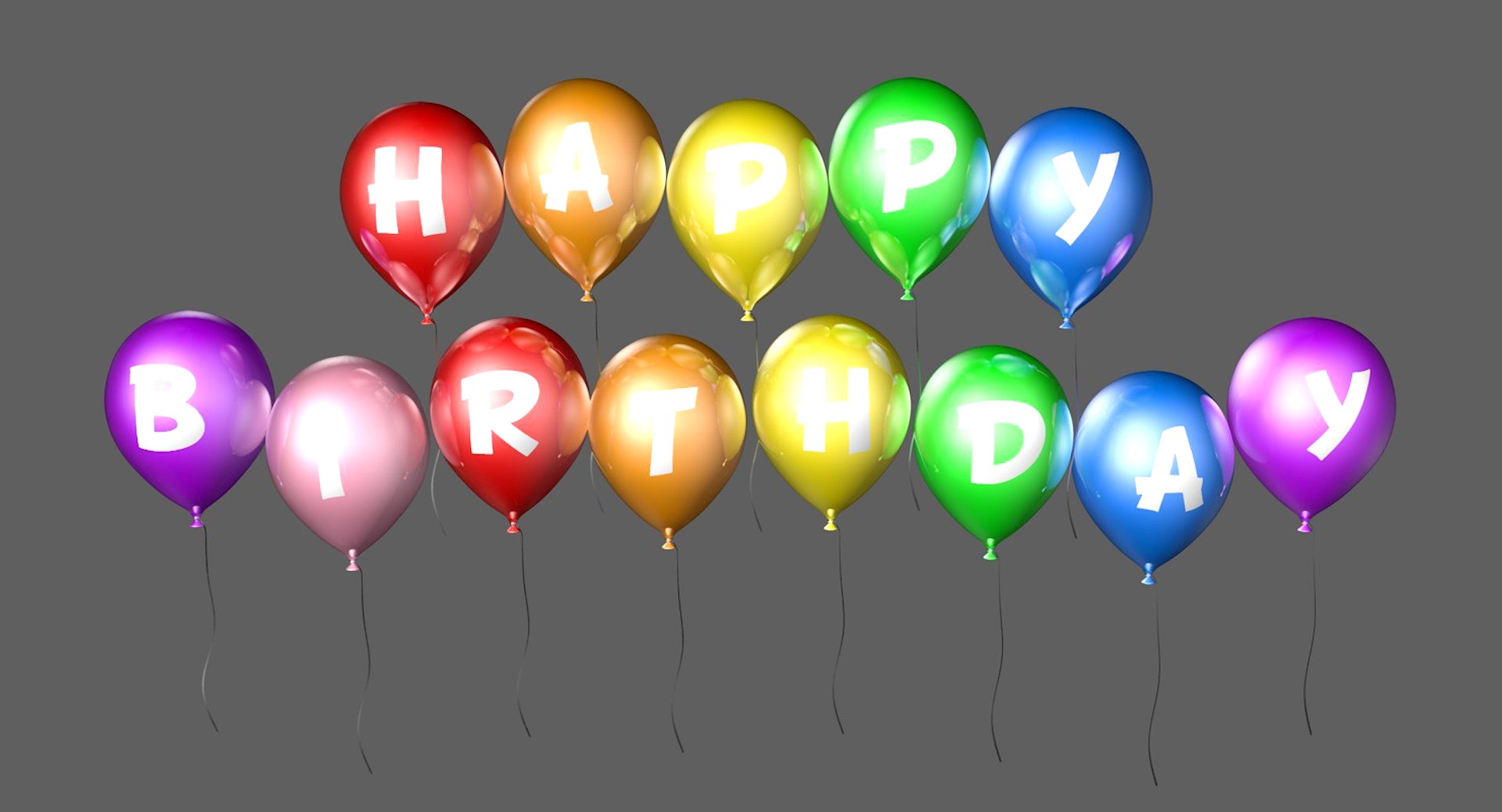 Balloons - Happy Birthday