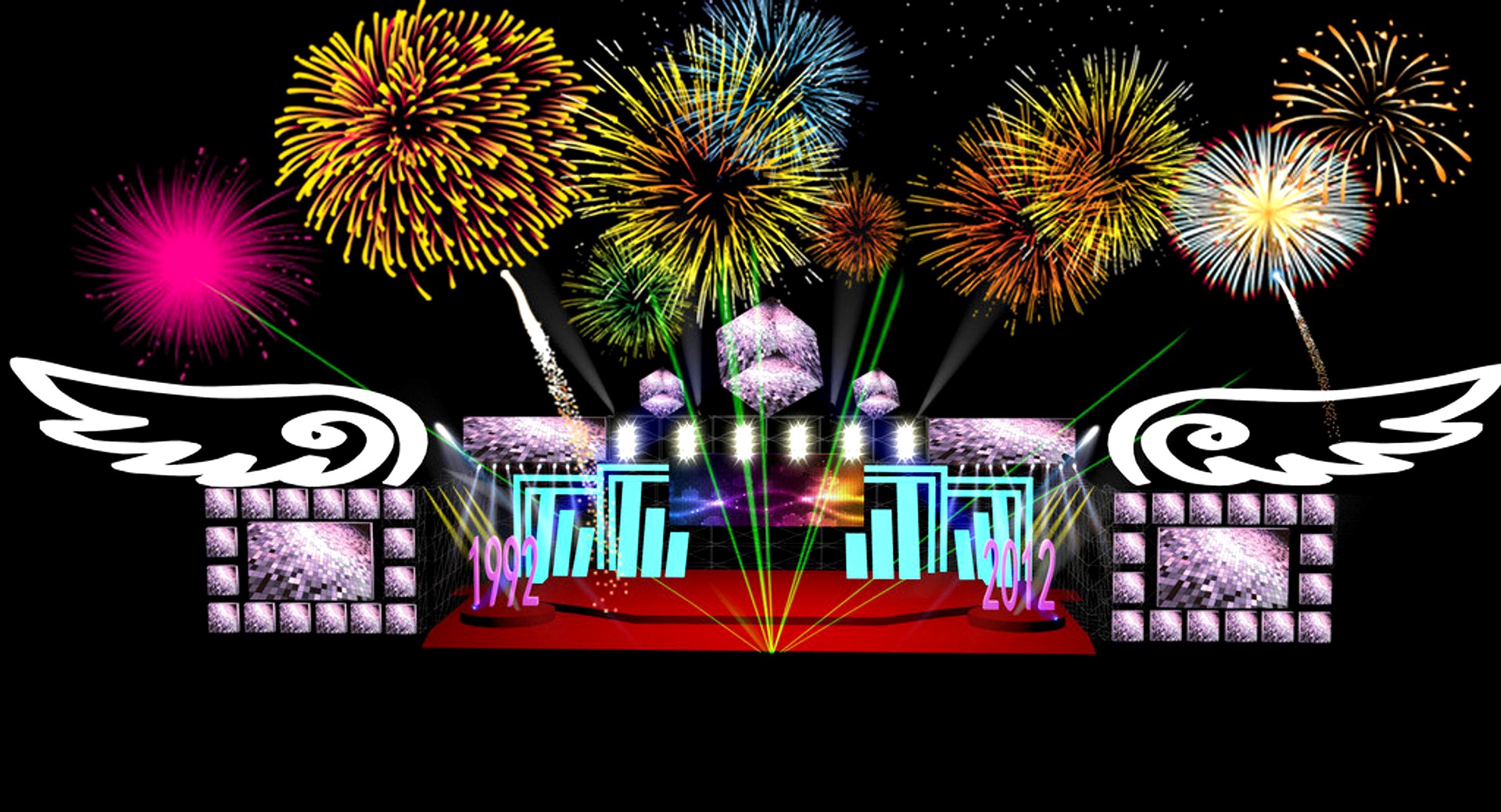 3DS Max 2014 Stage Concert 8