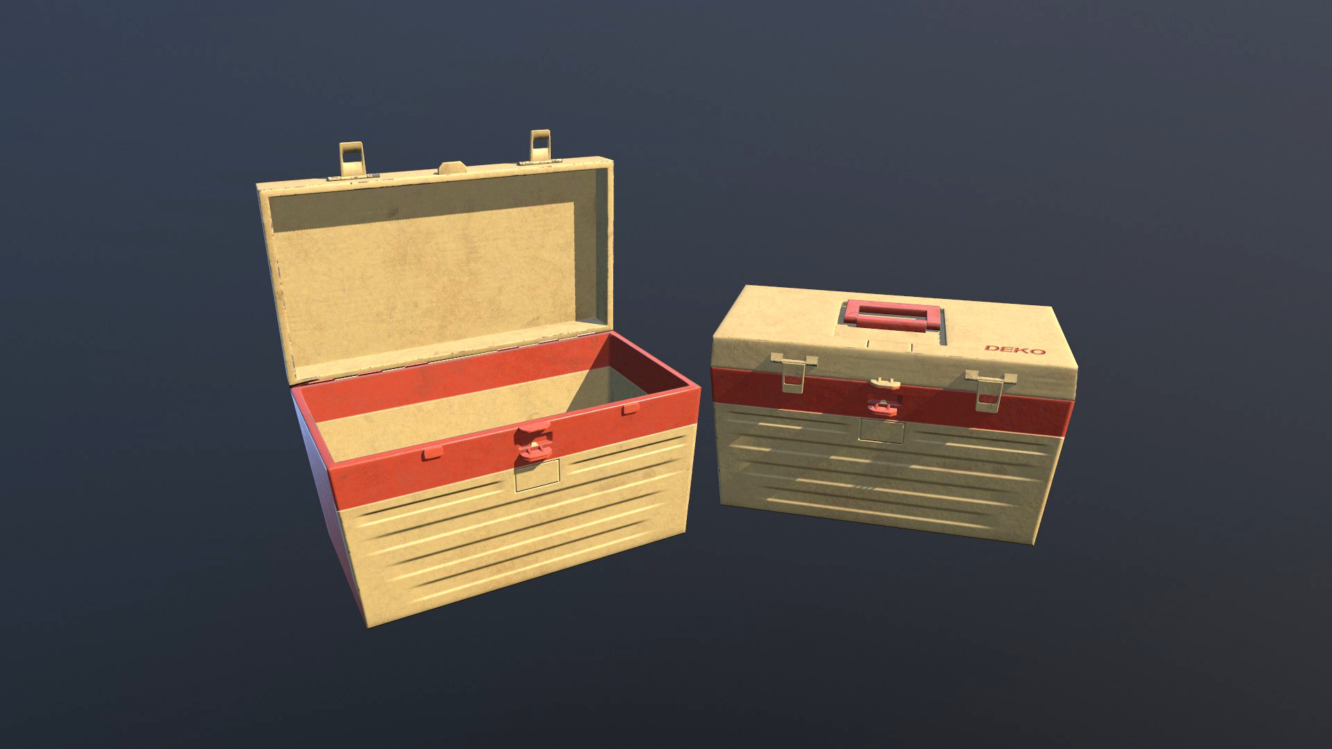 Retro Box Animated PBR