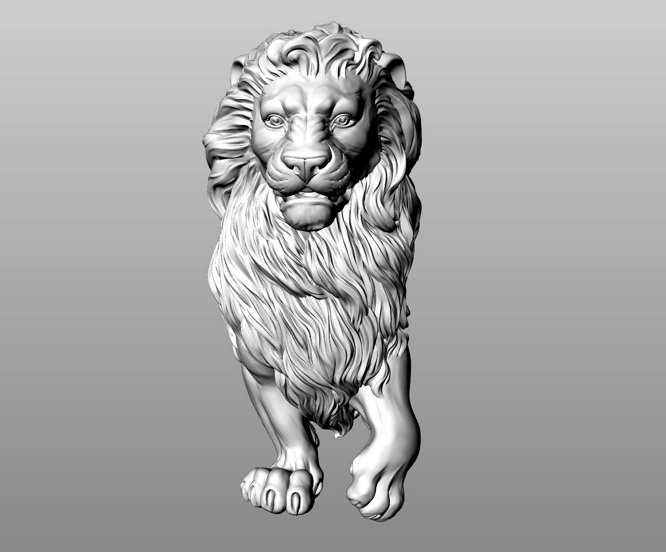 Lion statue