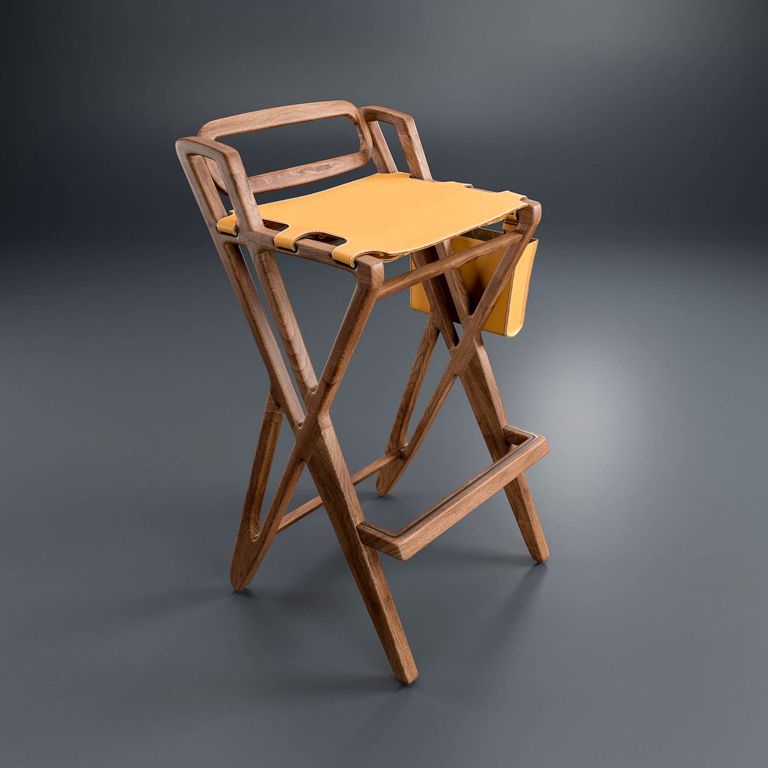 Hookl und Stool Triangle Bar stool