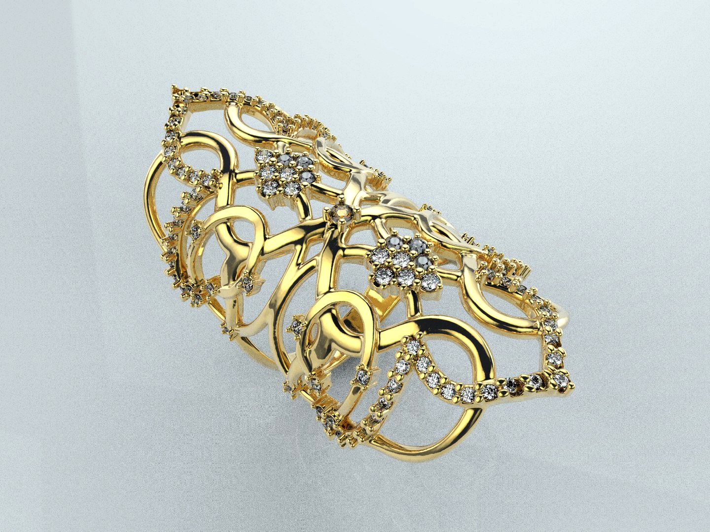 Oriental long ring