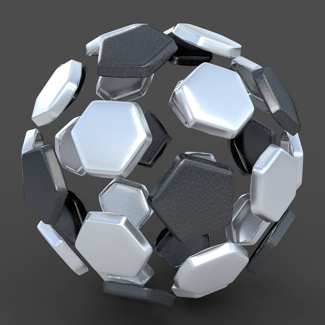 Soccerball split C metal