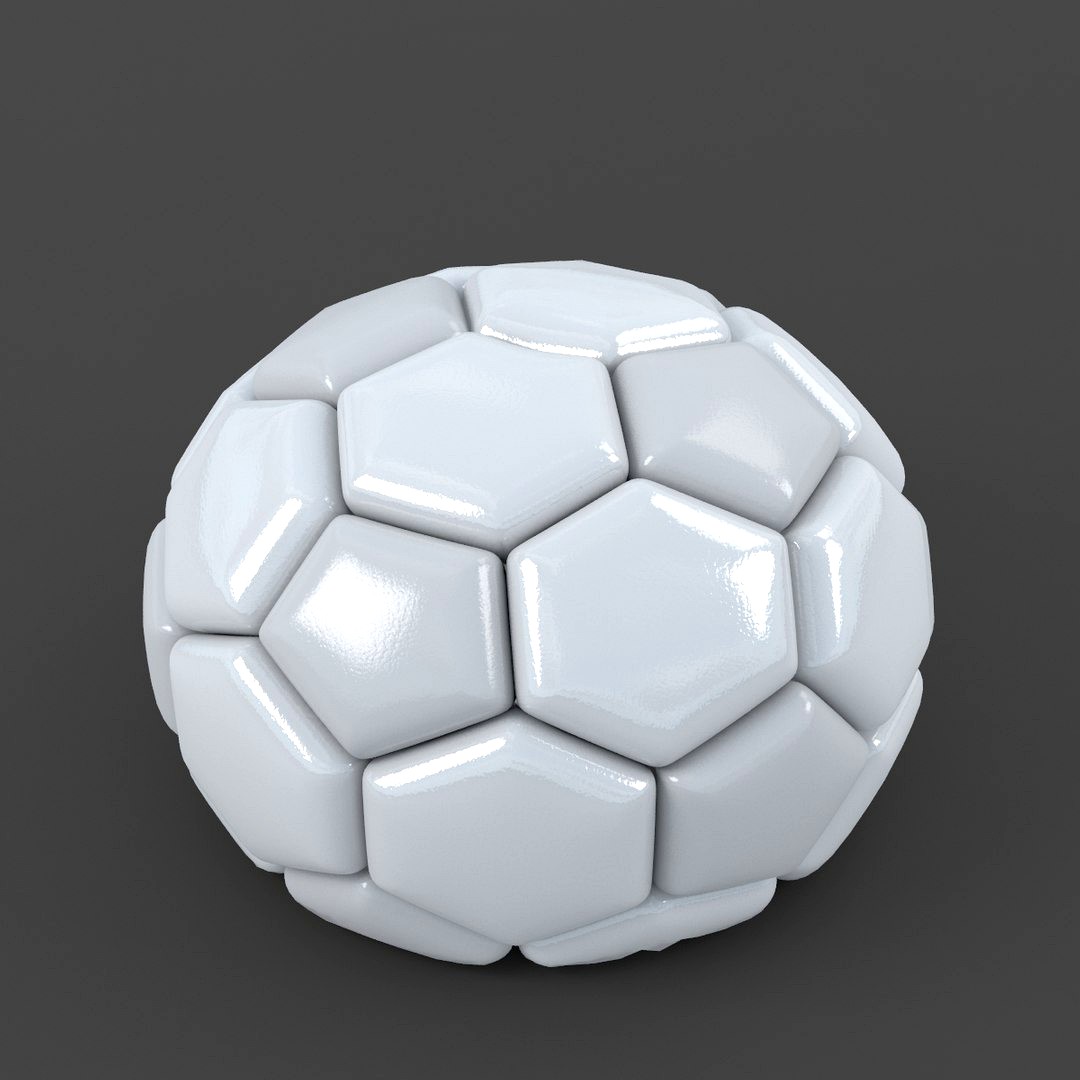 Soccerball semiempty white