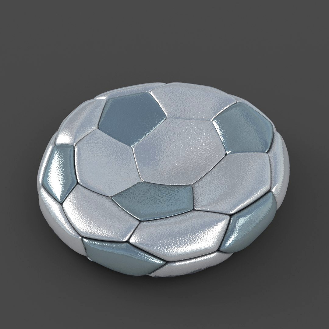 Soccerball flat hardmetal