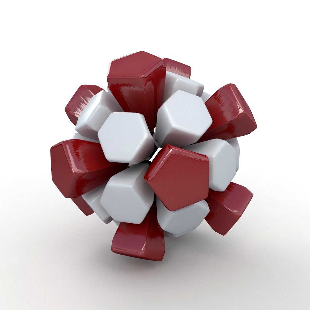 Soccerball explode red