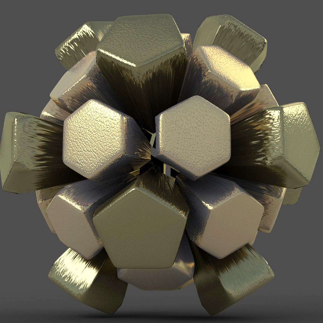 Soccerball explode gold