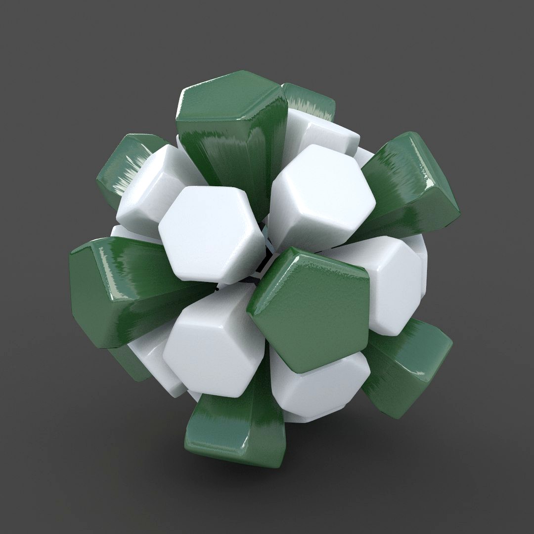 Soccerball explode green