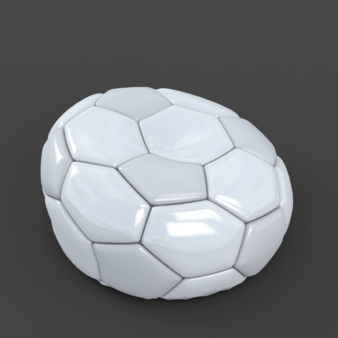 Soccerball empty white