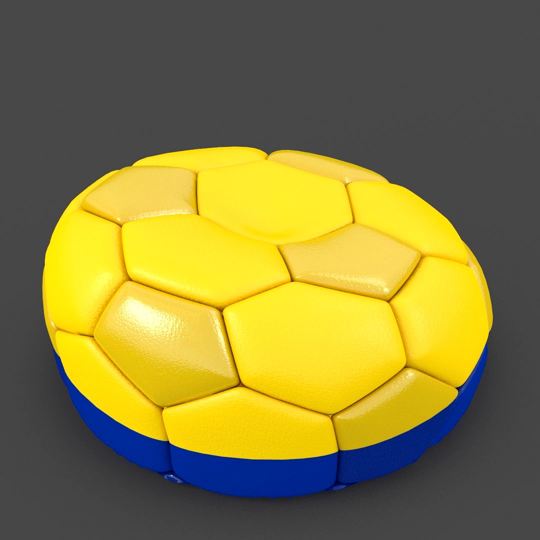 Soccerball empty Colombia