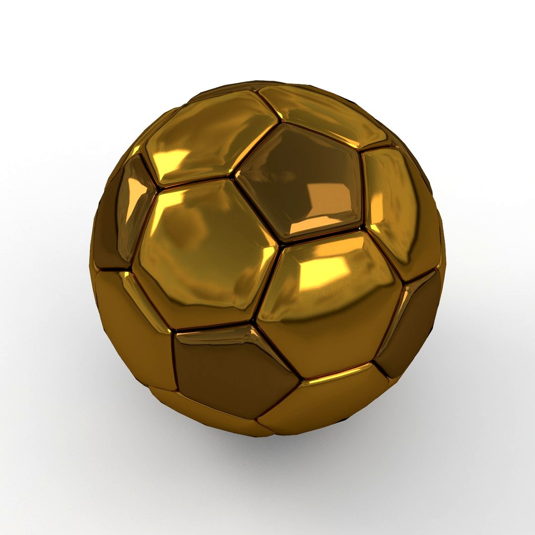 Soccerball big holes golden