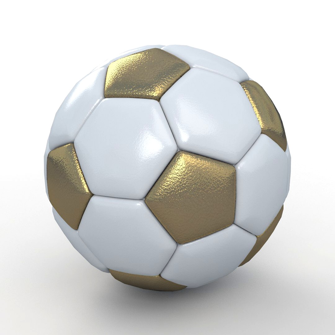 Soccerball big holes white gold