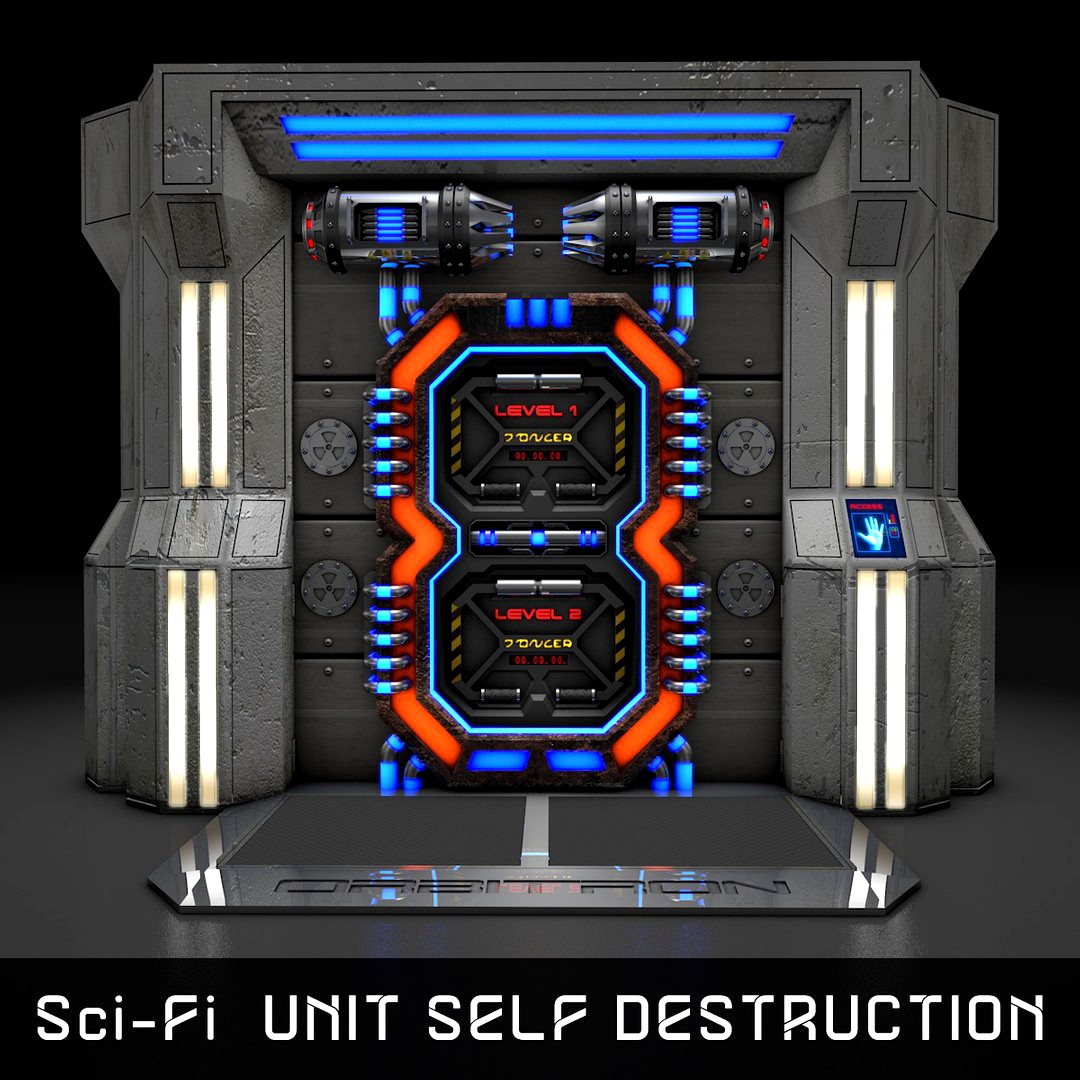 Sci-Fi UNIT SELF-DESTRUCTION