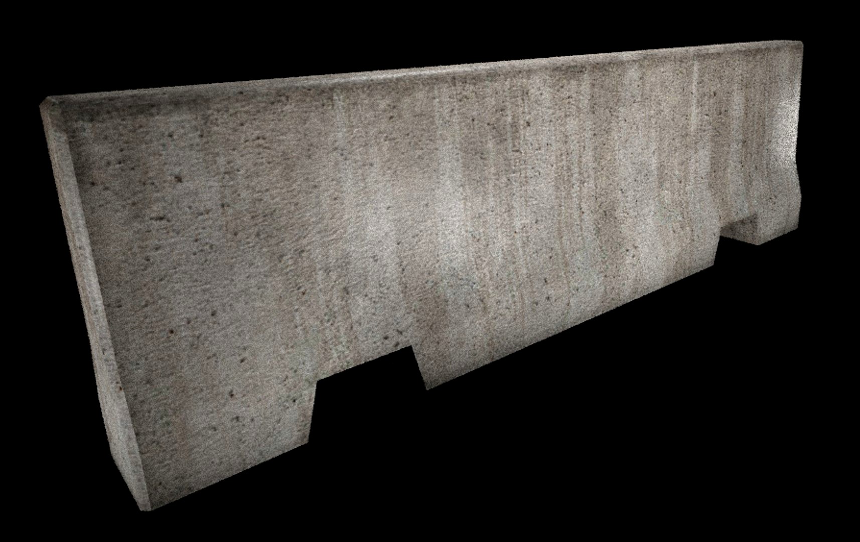 Roadblock concrete