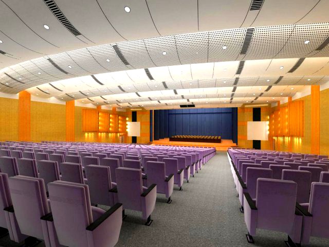 Auditorium room 001 3D Model