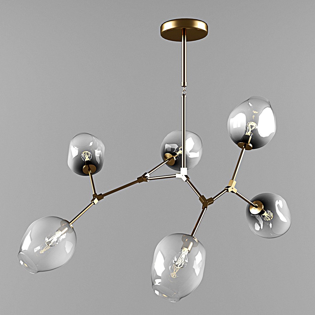 Branching bubble lamps