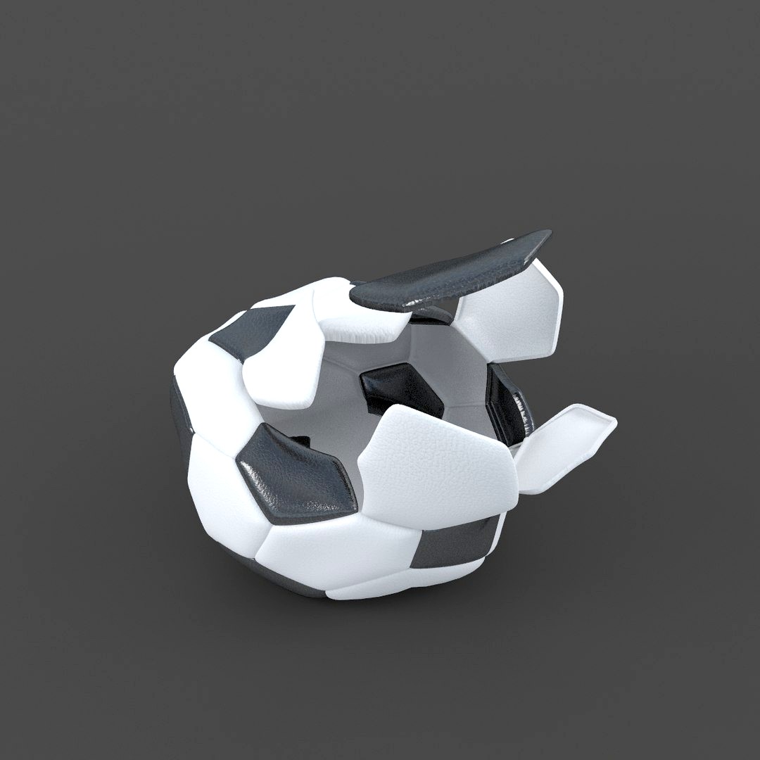 Soccerball exploded