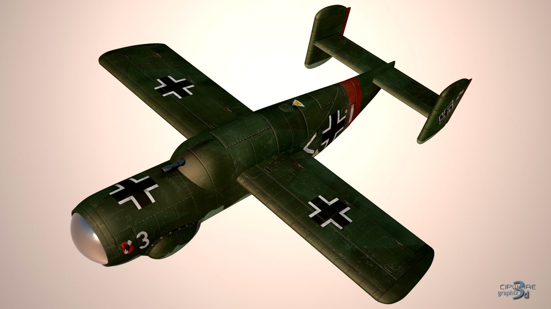 Arado E 381 Mark I Parasite Fighter