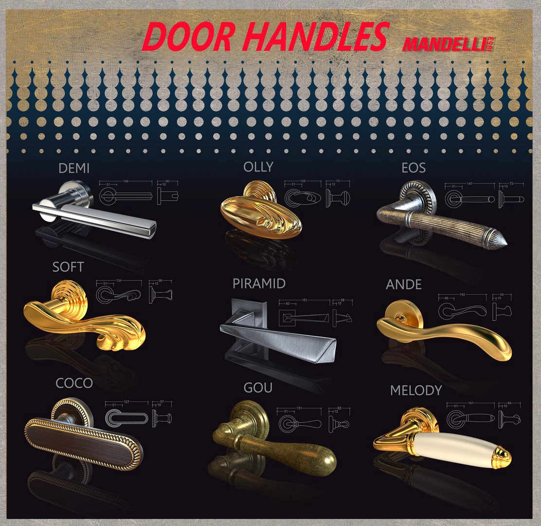 Door handles Mandelli