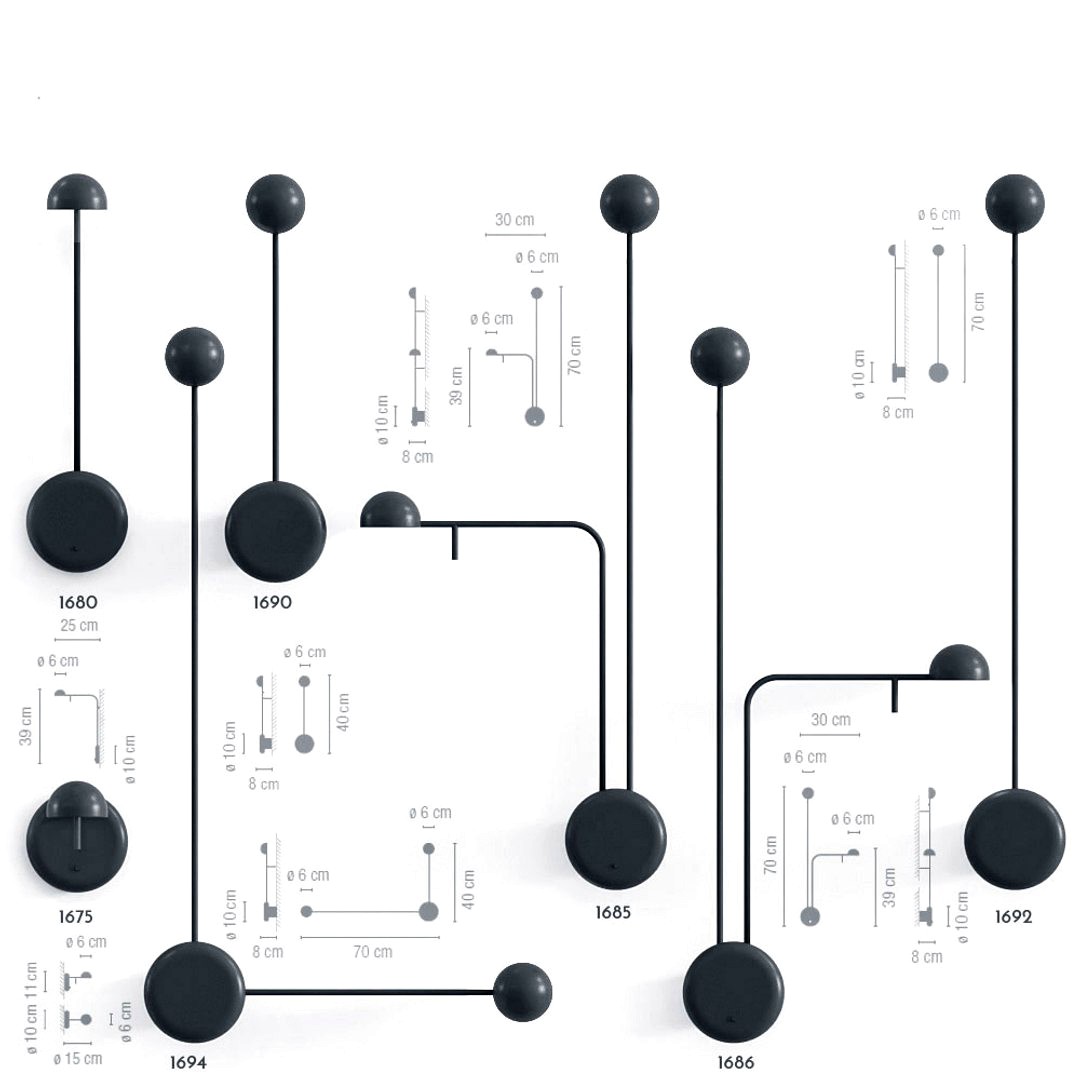 Vibia Pin (wall set)