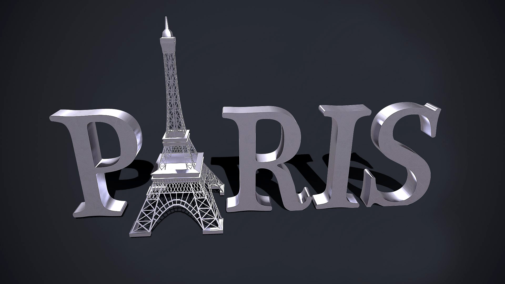 Eiffel Tower - LIGHT 2K PBR