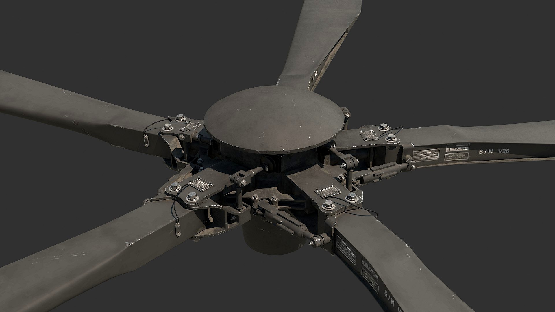 Main Rotor T 129 Atak Helicopter