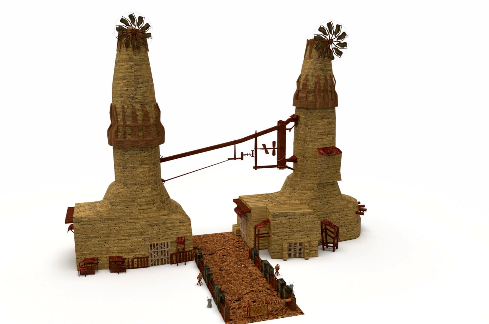 Medieval Windmill Environment