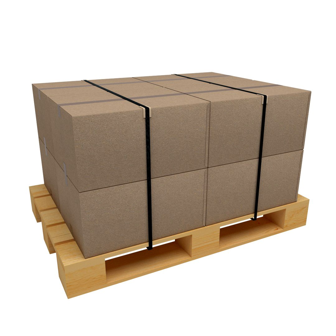 Pallet with Cardboard Boxes