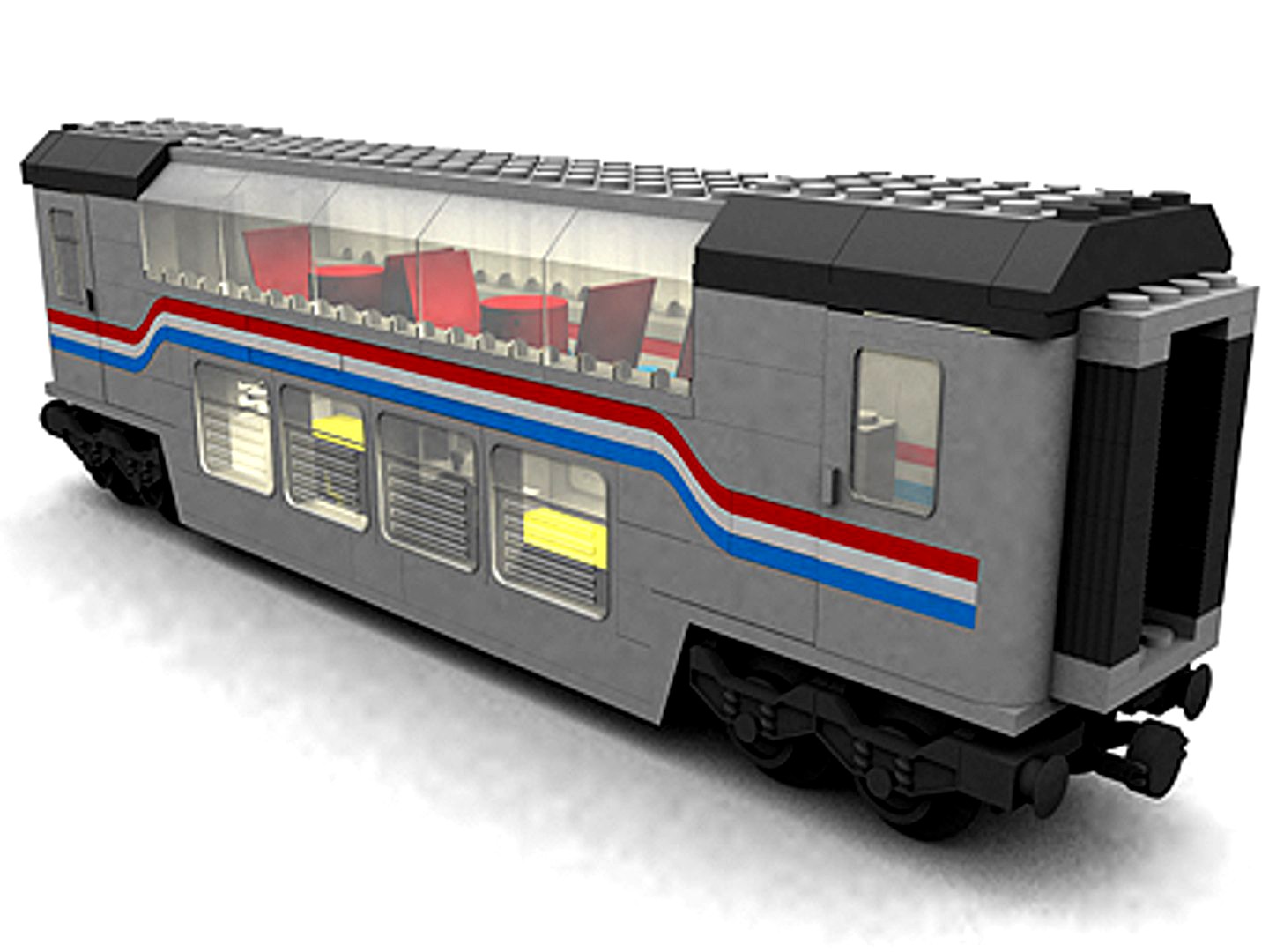 lego real passenger wagon nr.4547