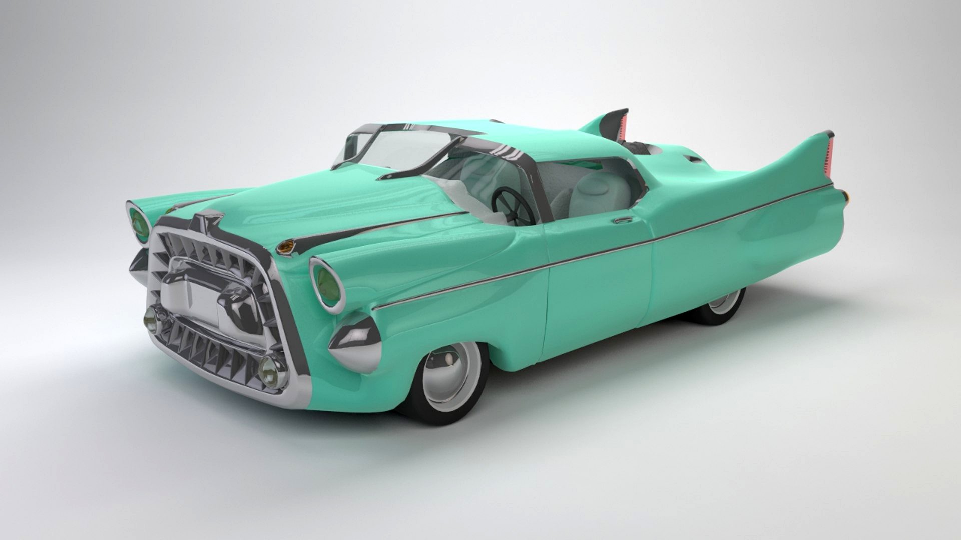 Atomic V8 High Poly Car Model