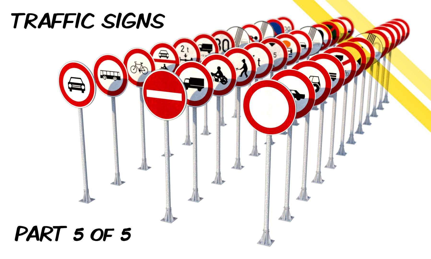 CZ traffic signs - part 5 of 5