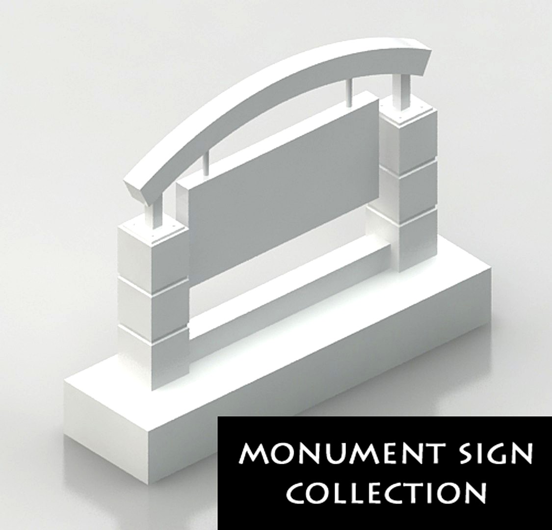 Monument Sign Collection 1