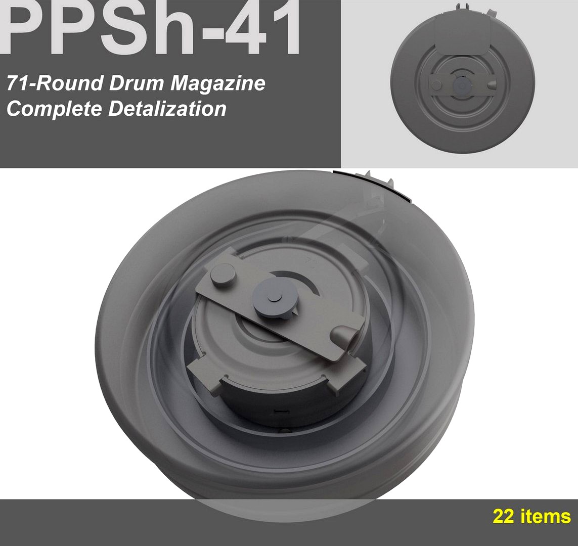 PPSh-41 Drum magazine