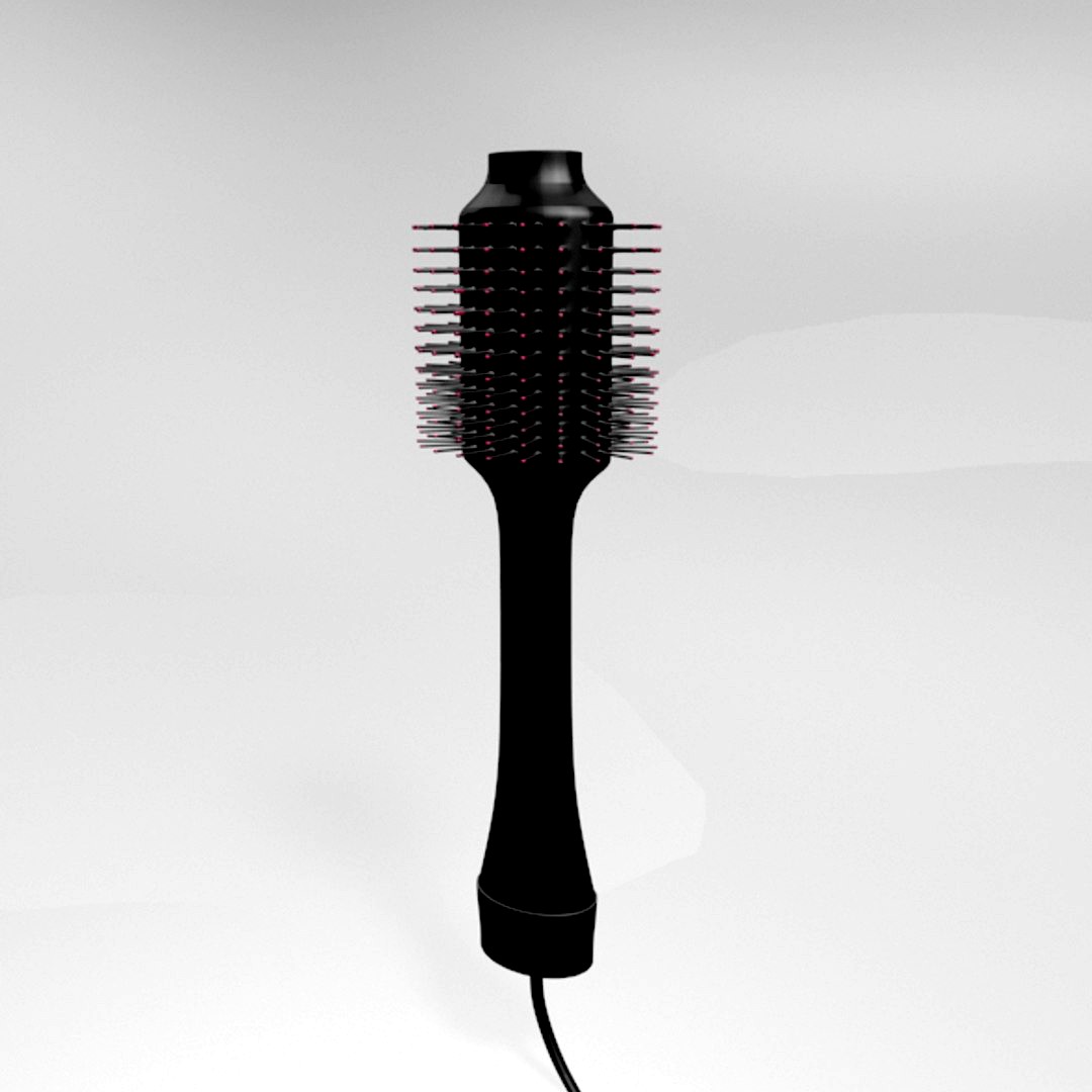 Hair Dryer and Volumizer Brush 01