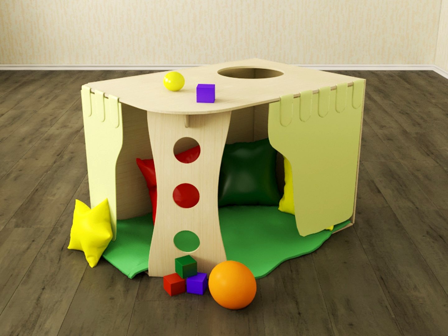 Childrens play area 3D model