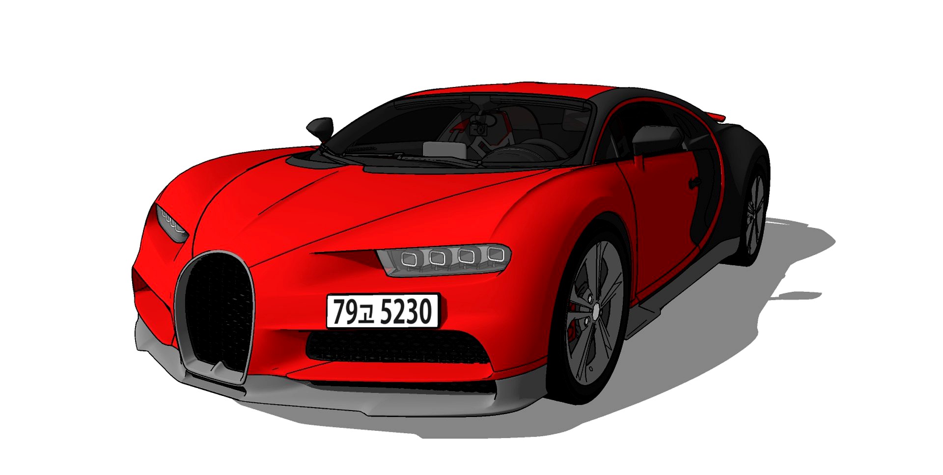Bugatti Chiron 3d model