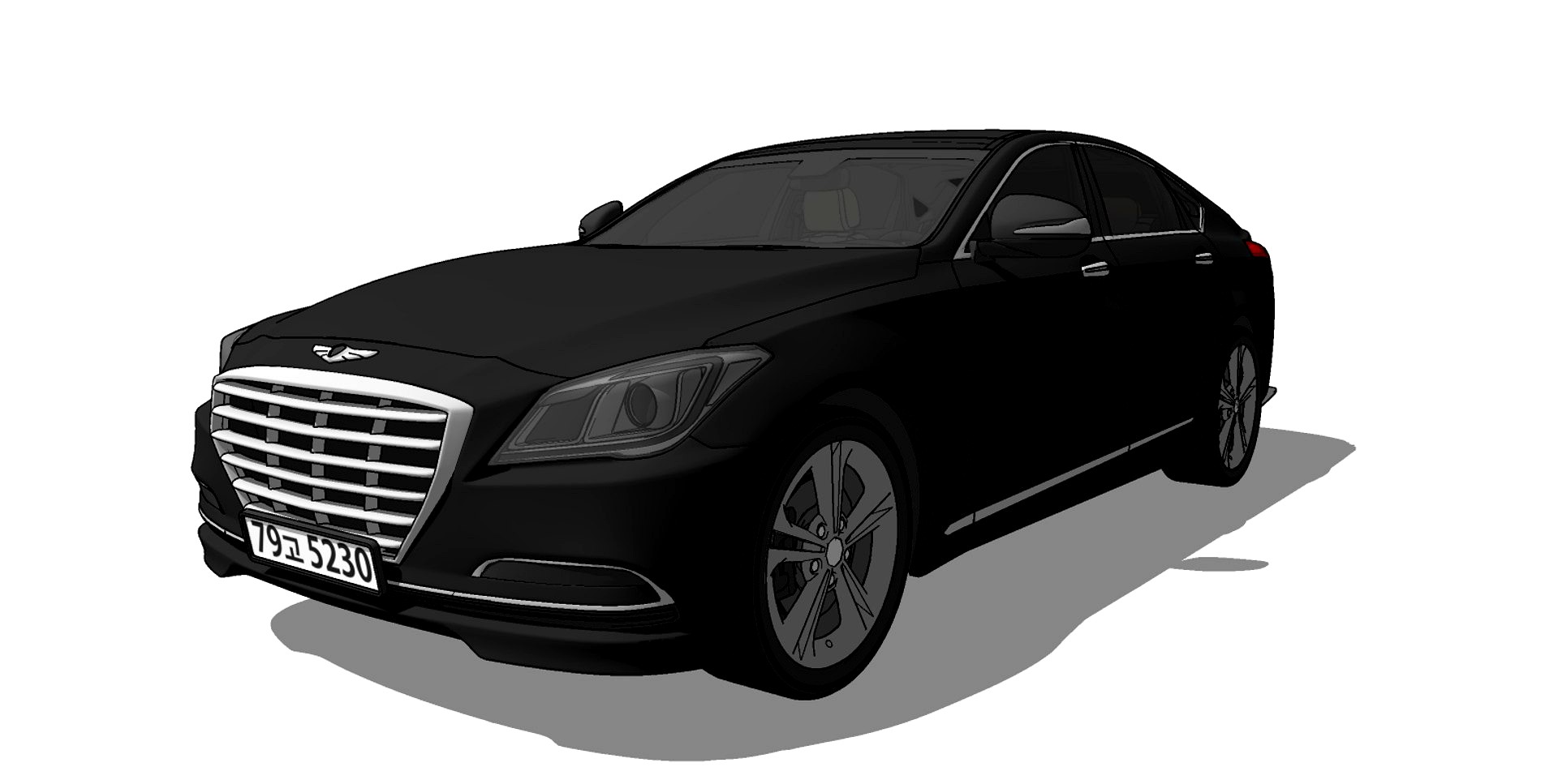 Hyundai Genesis 3d model